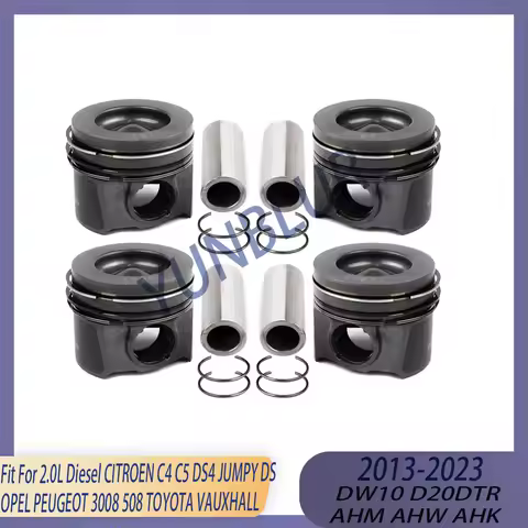 STD Engine Piston & Ring Kit Fit 2.0 L Diesel 13-23 DW10 AHW For CITROEN C4 C5 JUMPY DS OPEL PEUGEOT