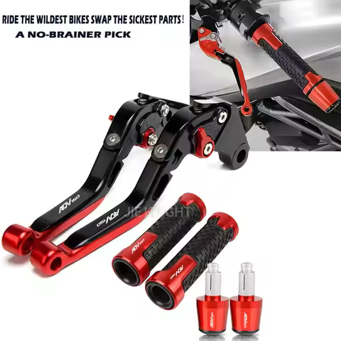 For Honda ADV150/ADV160/ADV 160/150 Clutch Lever Brake Lever Set Foldable Adjustable Handle
