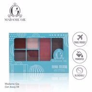 Madame Gie Getaway Make Up Pallete/ Get Away Kit-Lipstik Eyeshadow Blush On