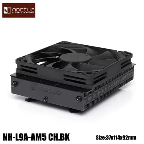 Noctua NH-L9a-AM5/NH-L9i 92mm Downward pressure air cooling radiator，37mm ultra low height computer 