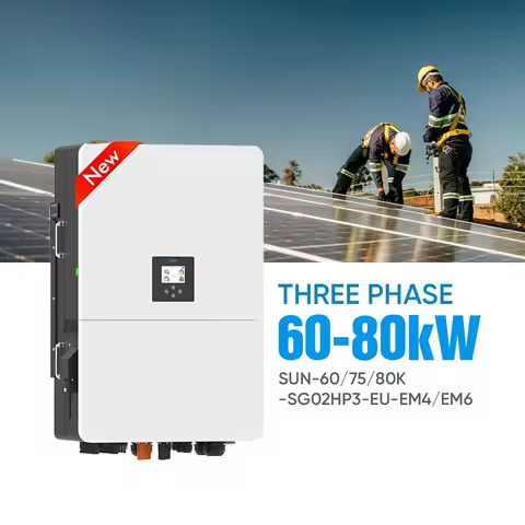 Deye Solar Storage off Grid Inverter 50KW 80 KW 70 KW 60KW 3 Phase Hybrid Inverter