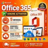 【Lifetime】Microsoft Office 365 5 Device 5TB One Drive Lifetime Account +Password brand new - MS Part