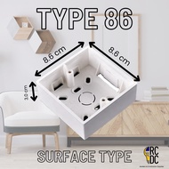 HEAVY DUTY PVC Utility Box Type 86 | 86 x 86 x 30 mm