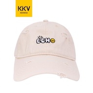 KKV Unisex Topi Baseball Dylee&amp;Lylee ECHO Putih Hitam