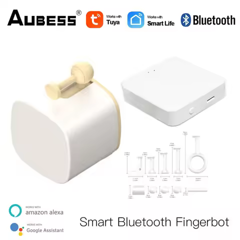 Tuya Bluetooth Smart Fingerbot Plus Smart Switch Button Pusher Smart Home Smart Life Timer Control W