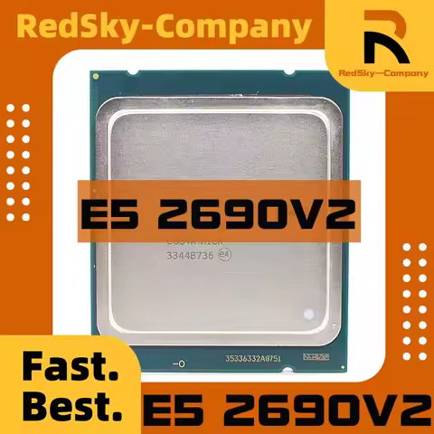 Uesd Xeon E5-2690V2 E5 2690 V2 E5-2690 V2 E5 2690V2 Processor 3.0GHz 25M Cache LGA 2011 SR1A5 server