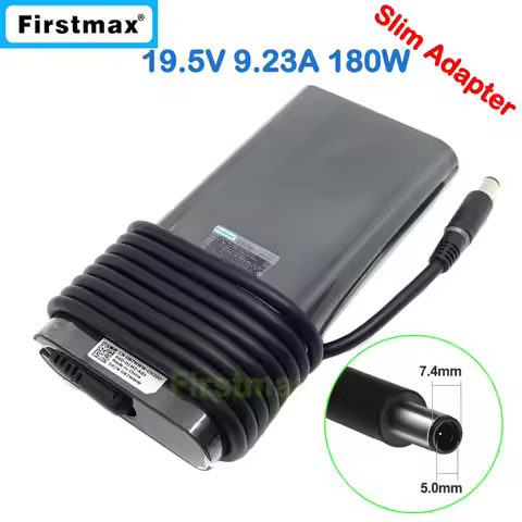 19.5V 9.23A ADP-180MB D 180W Adapter for Dell Precision 15 3530 7510 7520 7530 7550 7560 P74F001 P93