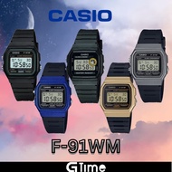 [ORIGINAL + 1YR WARRANTY] CASIO F-91W-1D F-91WM-1B UNISEX VINTAGE SERIES RETRO DIGITAL WATCH