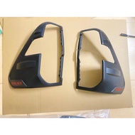 A1 Hilux Headlight and Rear Bezel Black with red letters 2019-2020-2021 2-bridge version - 2024-2025