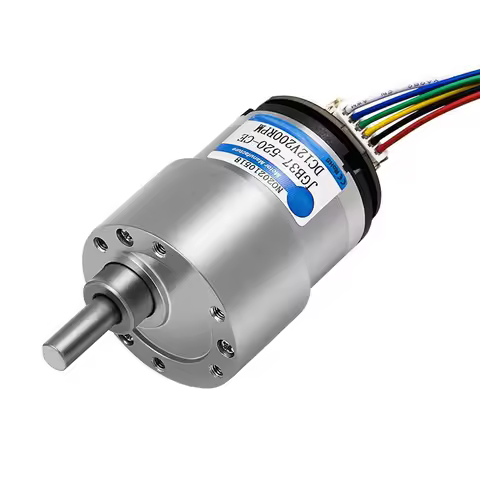 JGB37-520B 37MM Gearbox All Metal Gear High Torque Encoder Motor DC 12V Motor