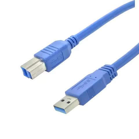 High Speed USB 3.0 Type A To B Male Data Sync Cord Printer Cable 0.3m 0.6m For HP Canon Lexmark Sams