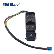 Front left electric window switch replacement 2038200110 A2038210679 for 2003-2007 Mercedes-Benz C23
