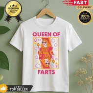 Queen Of Farts T-Shirt - Embarrassing Shirt Swap - Funny Joke Shirt - Exchange Flatulence Prank Gift