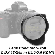Nikkor Z DX 12-28mm F/3.5-5.6 PZ VR Nikon Lens Hood Replacement HB-112