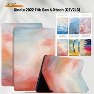 For Kindle 2022 11th Generation 6.0-inch Case Kindle C2V2L3 Ereader Protective Case Fashion oil pain
