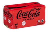 可口可樂 - (無糖) 罐裝可口可樂汽水 (330ml) x 8罐