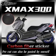 For Yamaha XMAX300 2022 sticker 6D carbon fiber protective full car sticker body sticker accessories modification parts