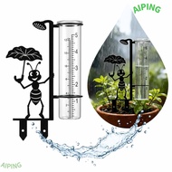 NG1ZX Outdoor Rain Gauge, Dual Scale Cartoon Ant Design Garden Rain Gauge,  Two Pointed Lower Prongs