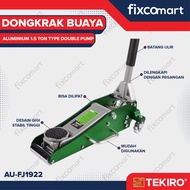 TEKIRO Dongkrak Buaya Aluminium 1.5 TON Type Double Pump