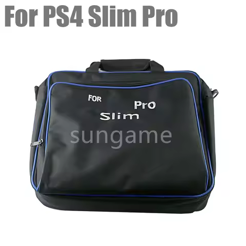 1pc Game Sytem Bag For PlayStation 4 PS4 or PS4 Slim Pro Console Protect Shoulder Carry Canvas Case
