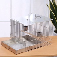 （9成新）不鏽鋼鳥籠 鳥籠 白鐵鳥籠 不鏽鋼洗澡籠
