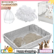 Cage Liner Bag, Clear Plastic, 50 Pcs Disposable Cage Liners, Universal Toilet Film for Bunny& Hamst