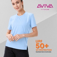 【S - XXL】Aviva Women Microfiber UV Protection Short Sleeve Tee (81-8097-R2)