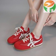 Ra9 Bai Xiyan Authentic Hide Everyday Vintage Lace-Up Trainers - Ladies' Low-Top Trainers