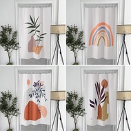 Morandi Door Curtains Nordic Bathroom Kitchen Partition Curtain Home Decorations