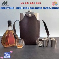 Stainless Steel Bottle for Wine and Water, Convenient, Durable, Safe