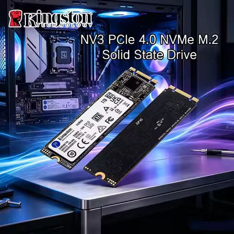 Kingston NV3 M.2 2280 PCIe4.0 NVMe Internal SSD, 500GB/1TB/2TB/4TB High Speed Drive, Ideal Upgrade f