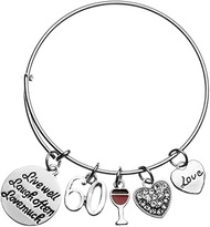 60th Birthday Bracelet, Birthday Gifts for Women, Live Well, Laugh Often, Love Much Jewelry, Perfect