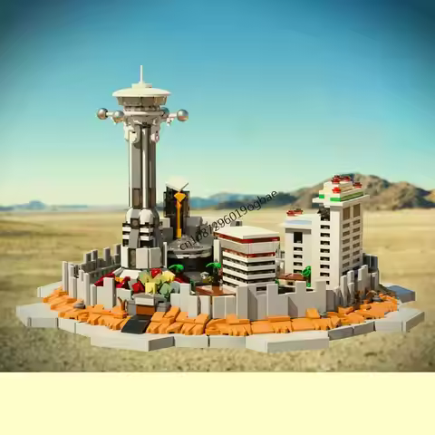 New 1846Pcs City Hot Selling Street View Moc New Vegas The Strip Model Custom Puzzles Diy Creative I