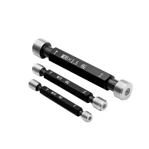 6G M32-M45 Gcr15 Steel Gage Metric Fine Teeth Thread Plug Gauge High Quality wholesale X 0.5 0.75 1 