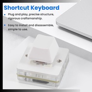 1-Key Shortcut Keyboard USB Custom Programmable Macro Keyboard Hot Key Mouse One Key Button RGB  Key
