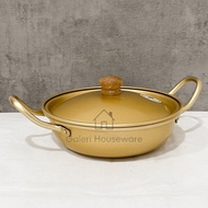 BR KIM KOREAN GOLD POT 18CM 20CM RAMYEON POT/ RAMYUN RAMEN KOREAN POT/ KOREAN DRAMA GOLD POT/ GOLD P