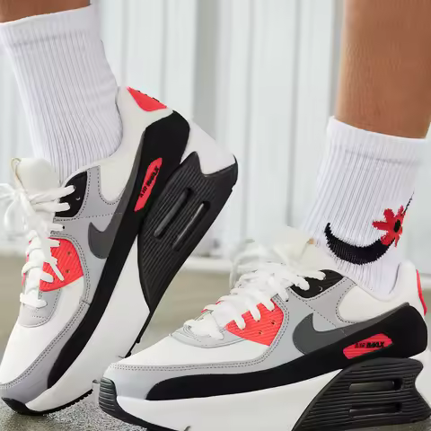 Nike genuine Air Max 90 LV8 women's sports and wear-resistant casual shoes FD4328-101