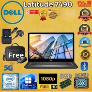 Dell 7490 Latitude intel i7-8th Gen 16GB Ram 512gb SSD/14inch FHD Win11Pro Refurbished Laptop, Mouse &amp; Bag