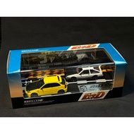 MODELERS 1/64 INITIAL D TOMOYUKI TACHI (TODO EK9) & TAKUMI FUJIWARA (BLIND ATTACK)