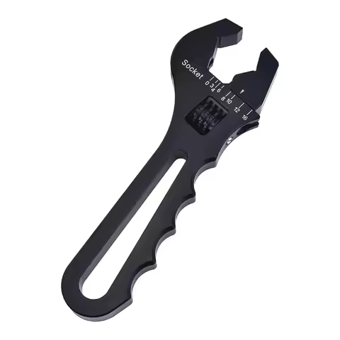 Adjustable An Fitting Wrench 3AN-16AN Fitting Spanner Lightweight Aluminum，for An Hose Fitting Adapt