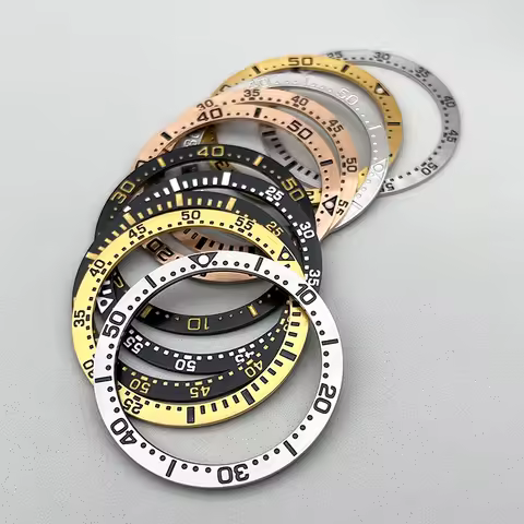 Mod 38mm*31.6mm Steel Watch Bezel Insert Fits Seiko SKX007 SKX009 SRPD Turtle Tuna Watch Case NH36 N