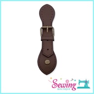 HANDLE - C0563 LEATHER ATTACHMENT-BROWN - 0421100492