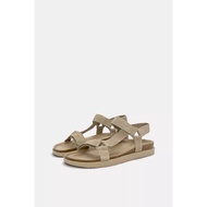 PB men's leather sandals in Ecru color
