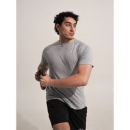 Atlas Shirt | LATS Active Gym Raglan T-Shirt for Men - Black