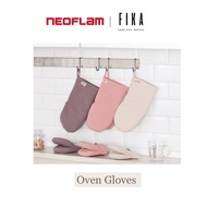 Neoflam FIKA Oven Gloves (Set of 2) Sand Beige Peach Pink