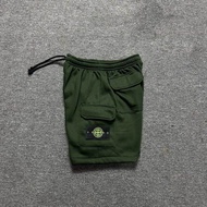 Celana pendek pria | Short pants Stone island Street style Free tas
