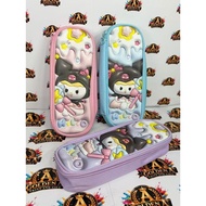 9223 PENCIL BAG 3D Cartoon Hardtop Pencil Case with Transparent Gift Box