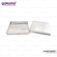 Semprit Pan Aluminum Cookie/ 28 x 28 x 2 cm - Rust-Resistant, Durable Baking Pan