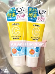 Sữa rửa mặt dưỡng trắng Melano CC Deep Clear Enzyme Face Wash