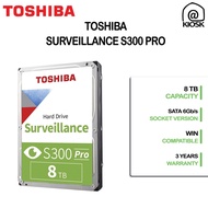 Toshiba S300 Pro Surveillance 10TB / Internal Hard Disk / SATA 3.5"